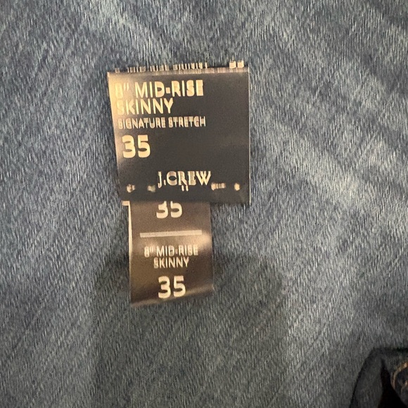 J. Crew Women's Dark Blue Skinny Jeans - Picture 5 of 5